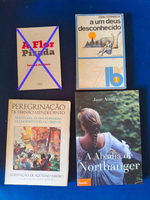 Lote 3 Livros Clássicos de Bolso e Grandes Romances (Jane Austen, Steinbeck)