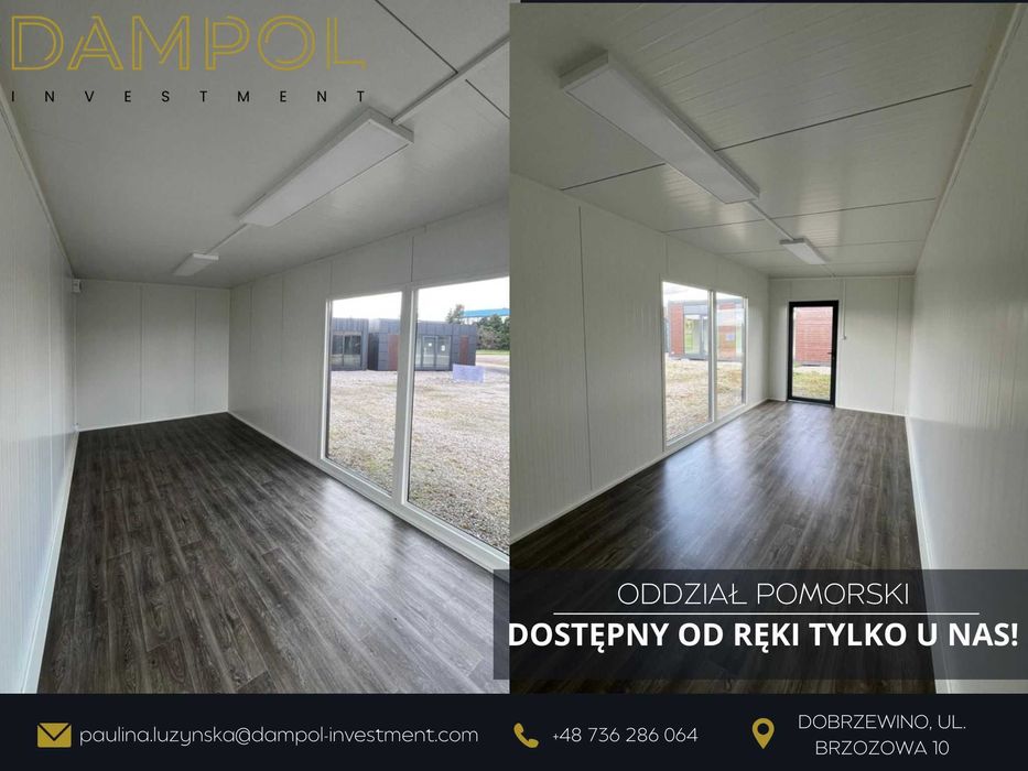 Pawilon biurowy 6X3 /  18m2 / handlowy, usługowy