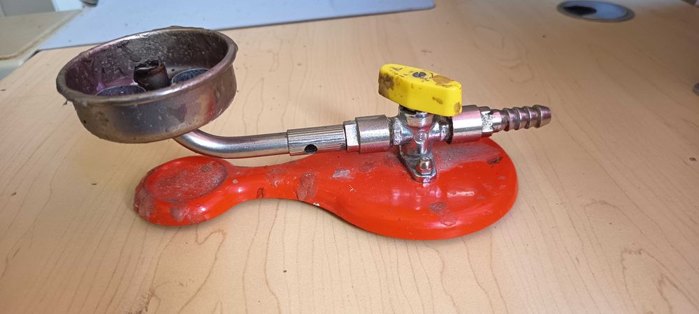 2 Bicos de Bunsen a gás laboratório