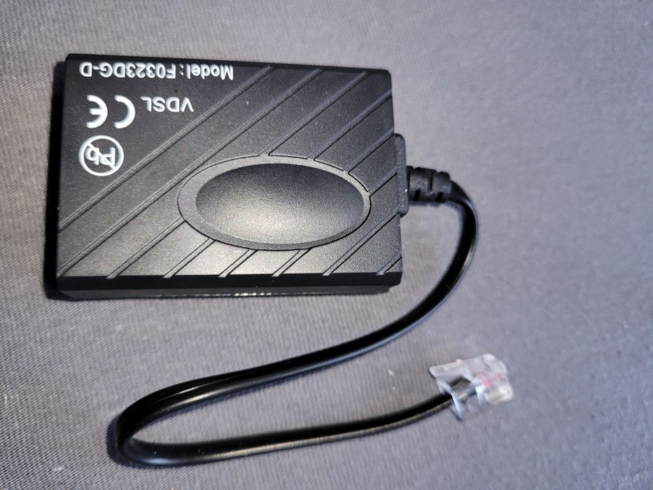 Splitter VDSL F0323DG-D + gratis Filtr telefon modem VDSL F0302DG-B