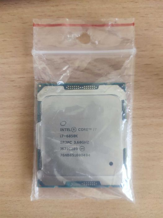 Processor intel i-7 6850K