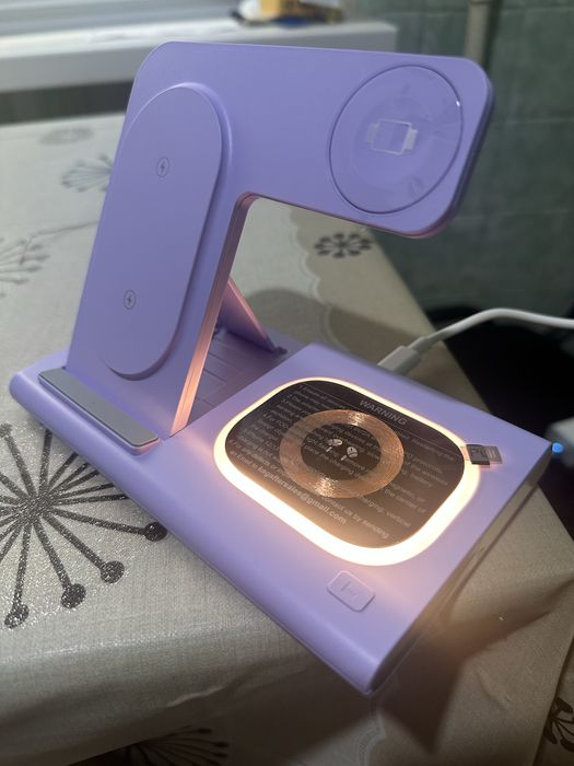 Бездротовий зарядний пристрій 3 в 1 ALITKVRE  JJT-A80