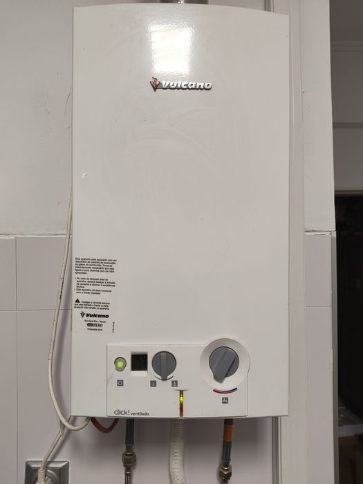 Fogão, esquentador ventilado