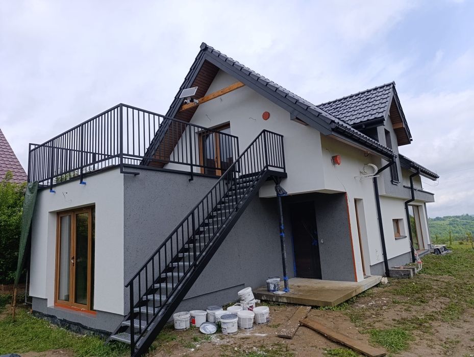 Schody metalowe zewnętrzne