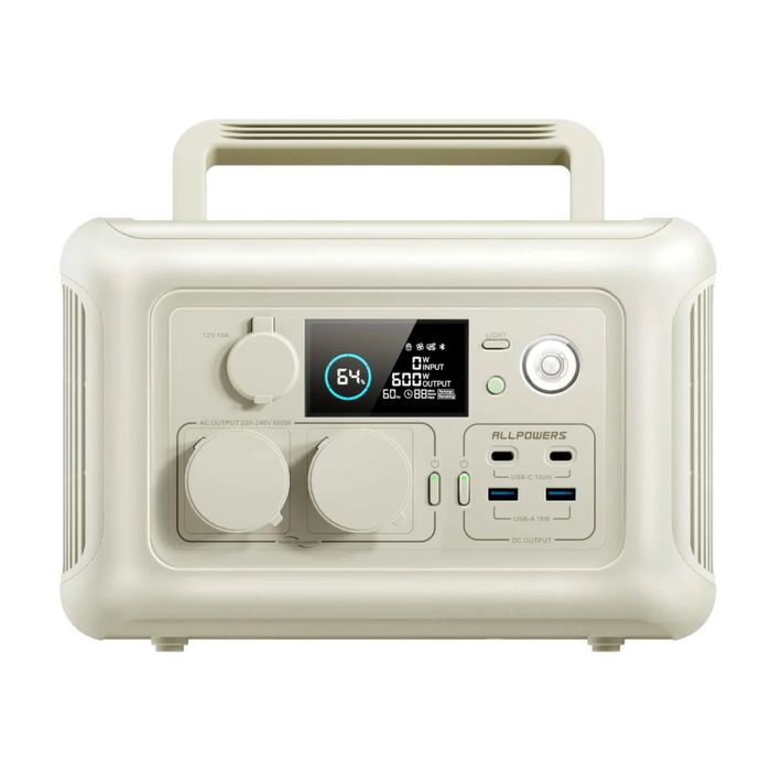 Зарядна станція Allpowers R600 Бежева