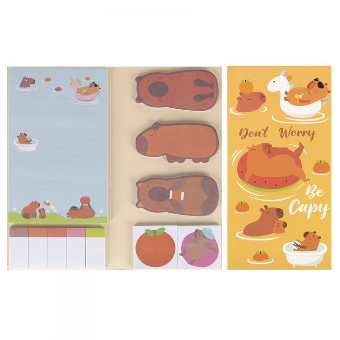 Zestaw Notes z Zakładkami Kapibara Starpak 563057. Starpak