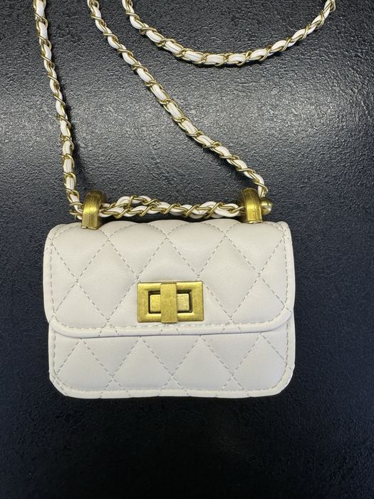 Міні Сумка в стилі Chanel - Біла Сумочка