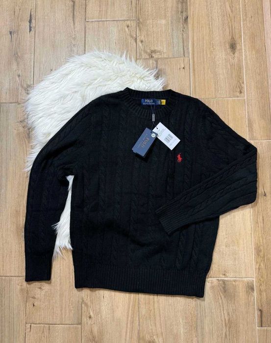 Светр Polo Ralph Lauren в'язаний з косами, 4 кольори
