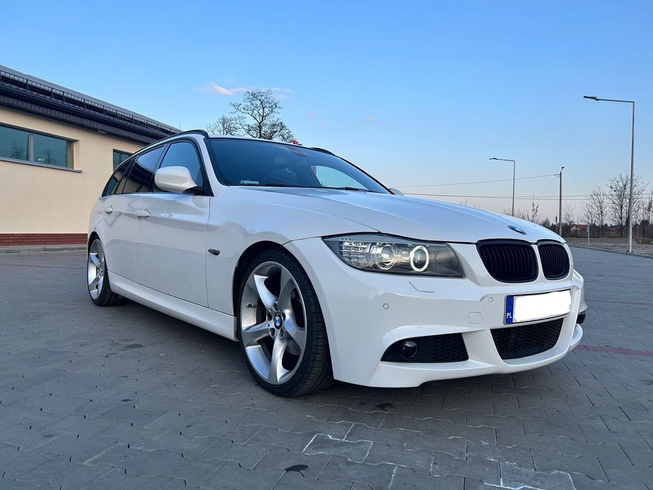 BMW Seria 3 Białe Bmw e91 M pakiet 2.0D 184km lift