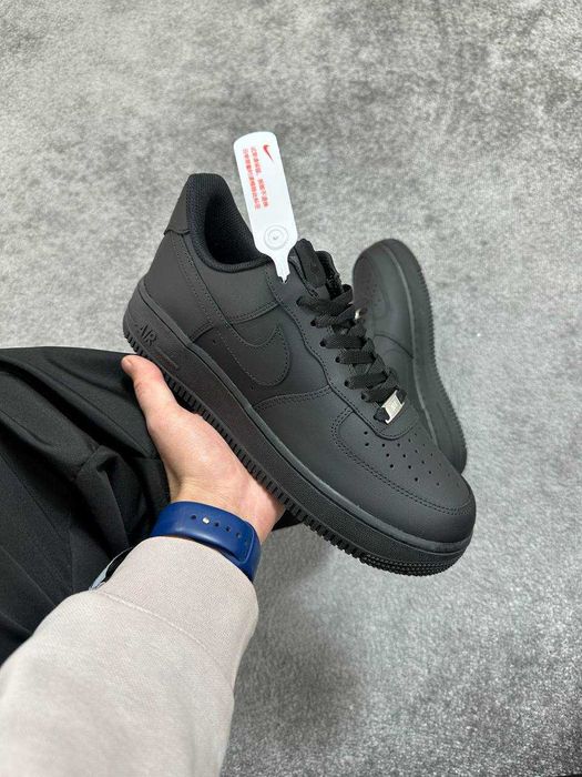 Кроссовки Nike Air Force Black, кросівки Nike Air Force