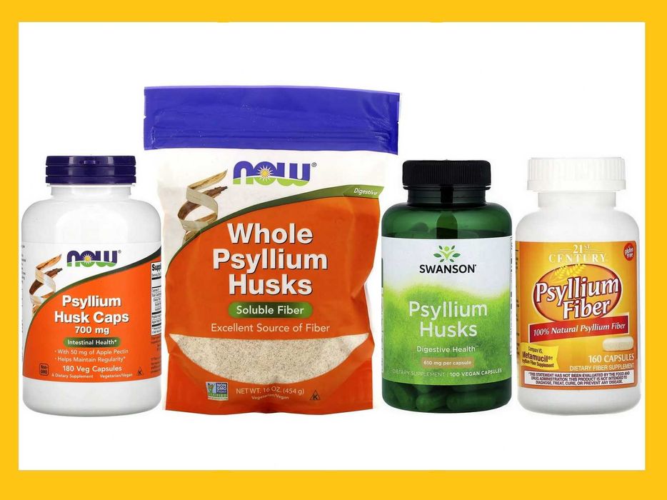 Клітковина з подорожника для травлення псиллиум Now Foods псиліум