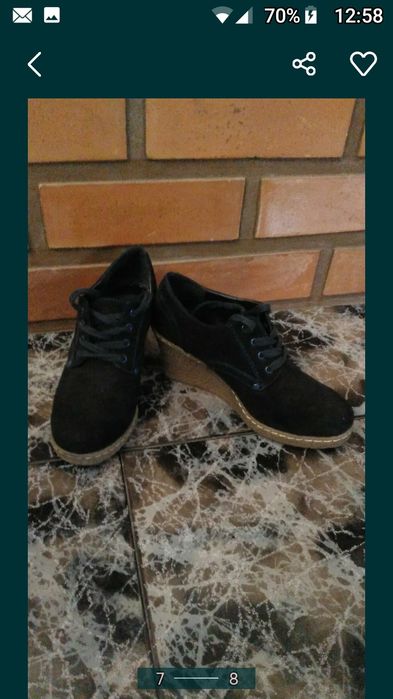 6 Calçados tamanho 37/38 em bom estado