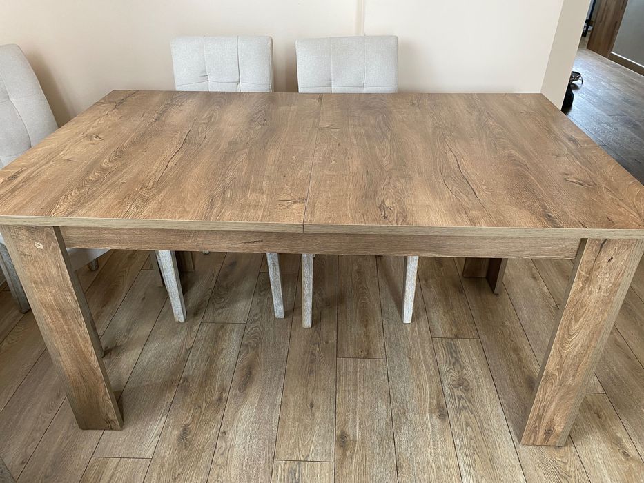 Stół rozkładany dąb lefkas ciemny