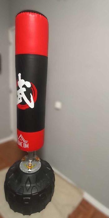 Saco de Boxe + Luvas + Fitas Como NOVO