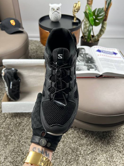 Крутезні чоловічі кросівки Solomon Techamphibian 5 Black Grey! Нові! Розміри: 41-45