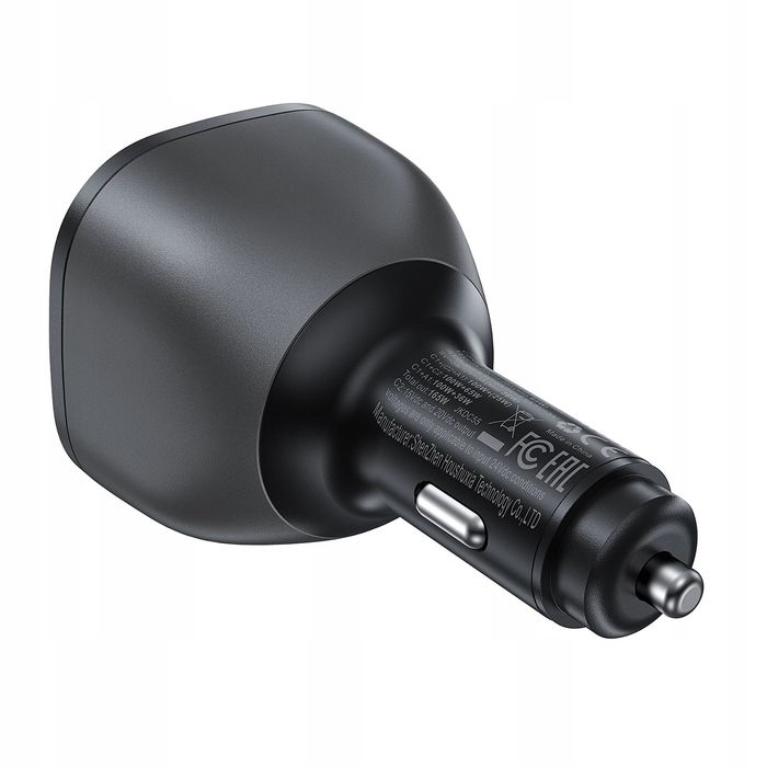 Ładowarka Acefast B14 samochodowa 165W 2x USB-C 1x USB-A - czarna