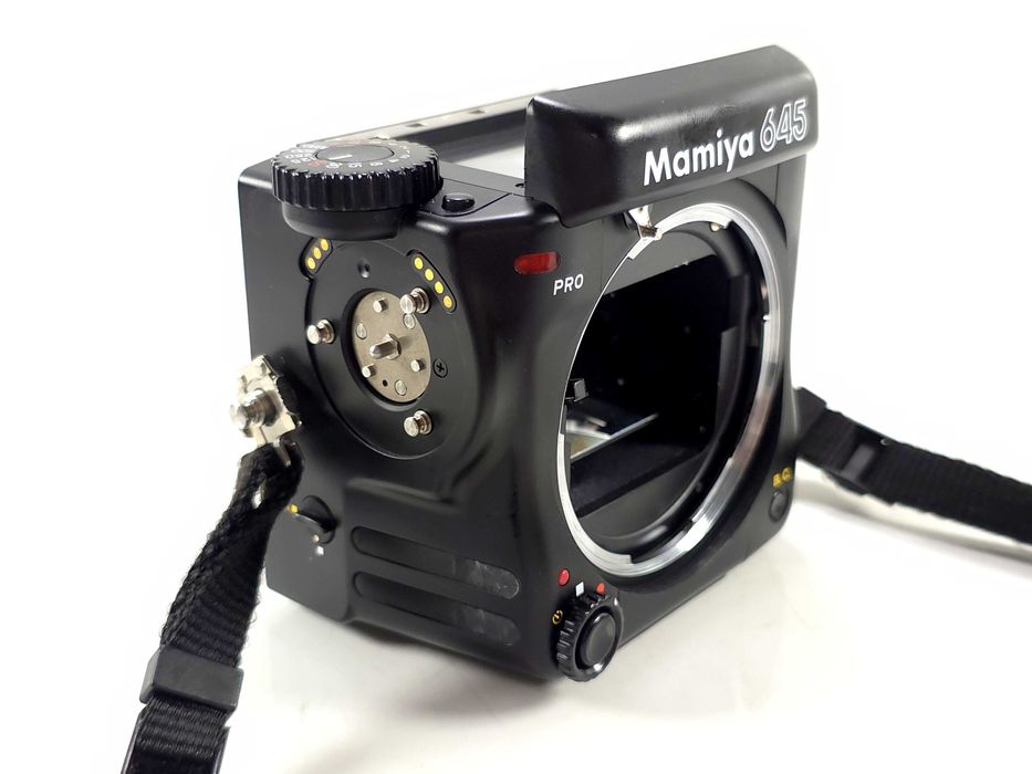 Aparat analogowy MAMIYA 645 PRO | 80mm F.2.8 | 2x kaseta | pryzmat | motor