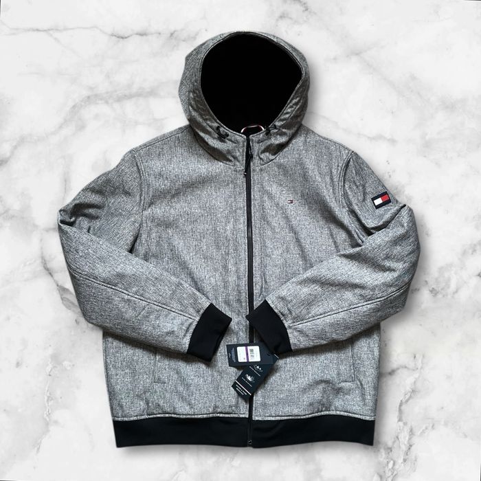 -40%$ XXL 52 54 Tommy Hilfiger куртка серая сіра вітровка демісезон