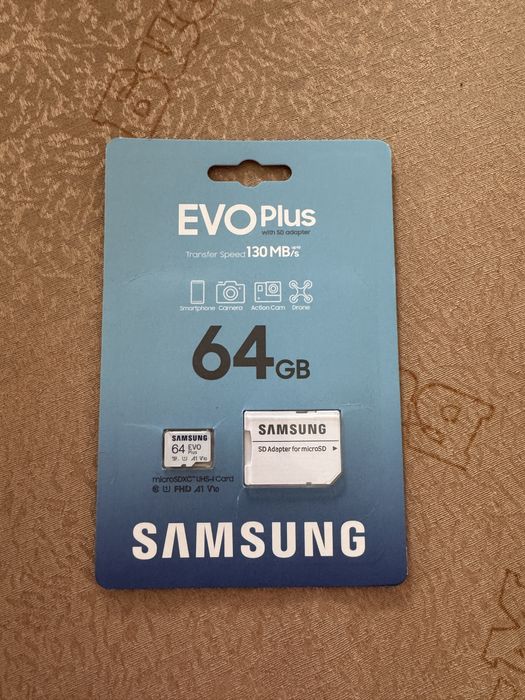 Карта памяти Samsung 64 gb