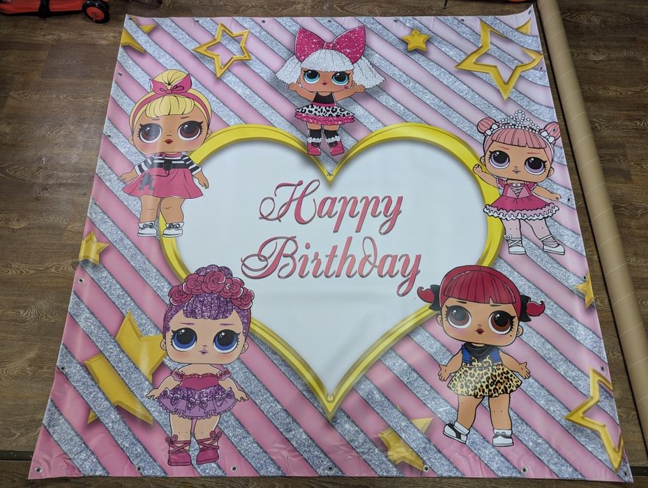 Банер 2х2 з люверсами