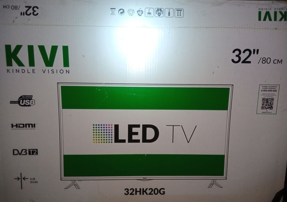 На запчастини продам Телевізор KIVI 32HK20GLED з діагоналлю екрана 32