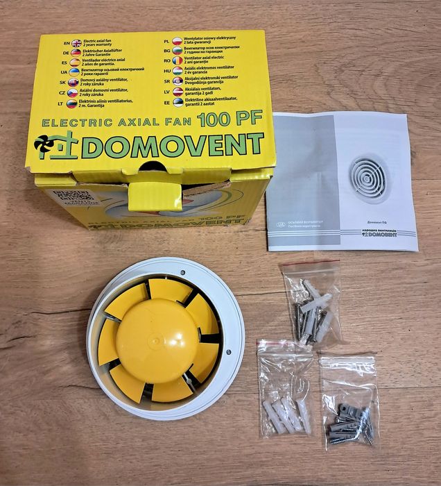 Витяжний вентилятор Domovent 100 PF.