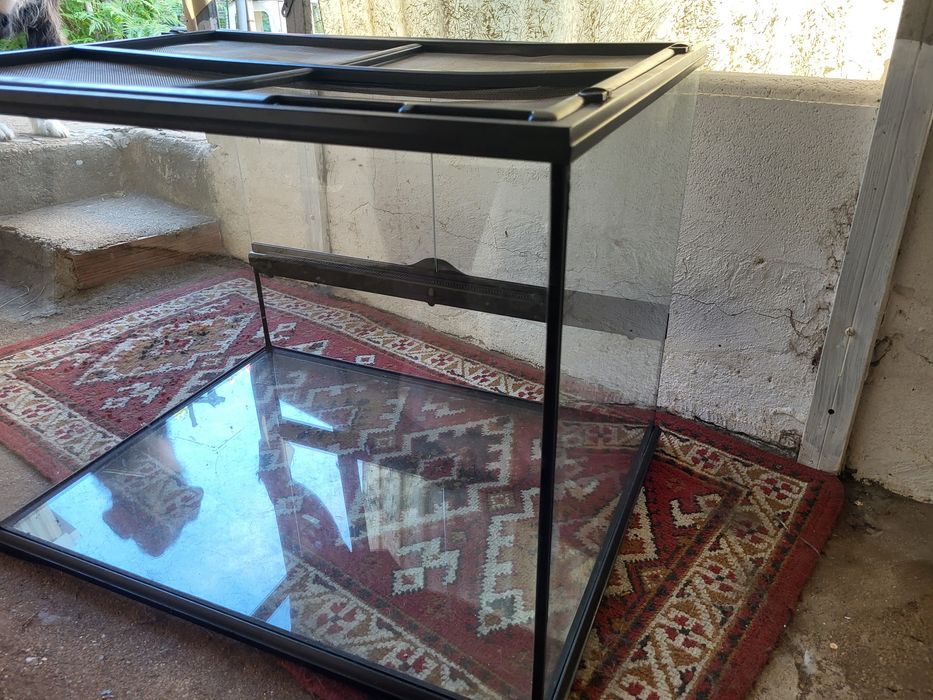 Terrário exoterra 60x45x45cm (ideal para dragão barbudo)