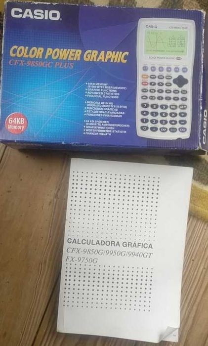 calculadora gráfica casio CFX-9850GC PLUS
