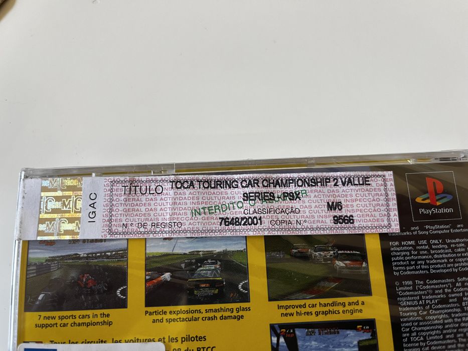 Jogo ps1 selado toca touring