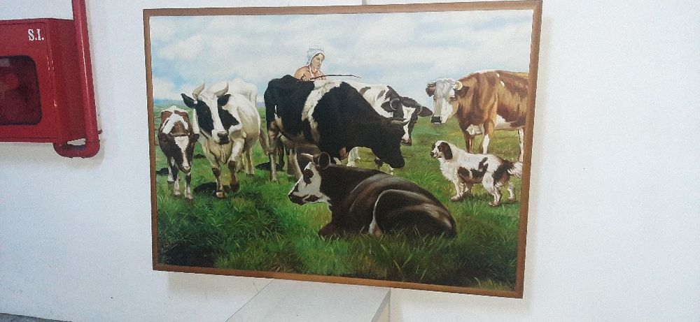 Pintura a óleo em tela