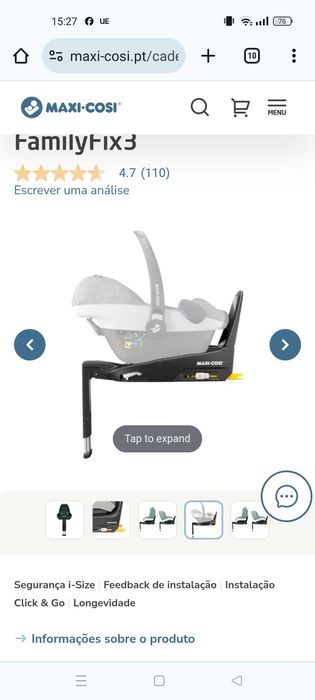 Conjunto base, ovo e cadeira auto