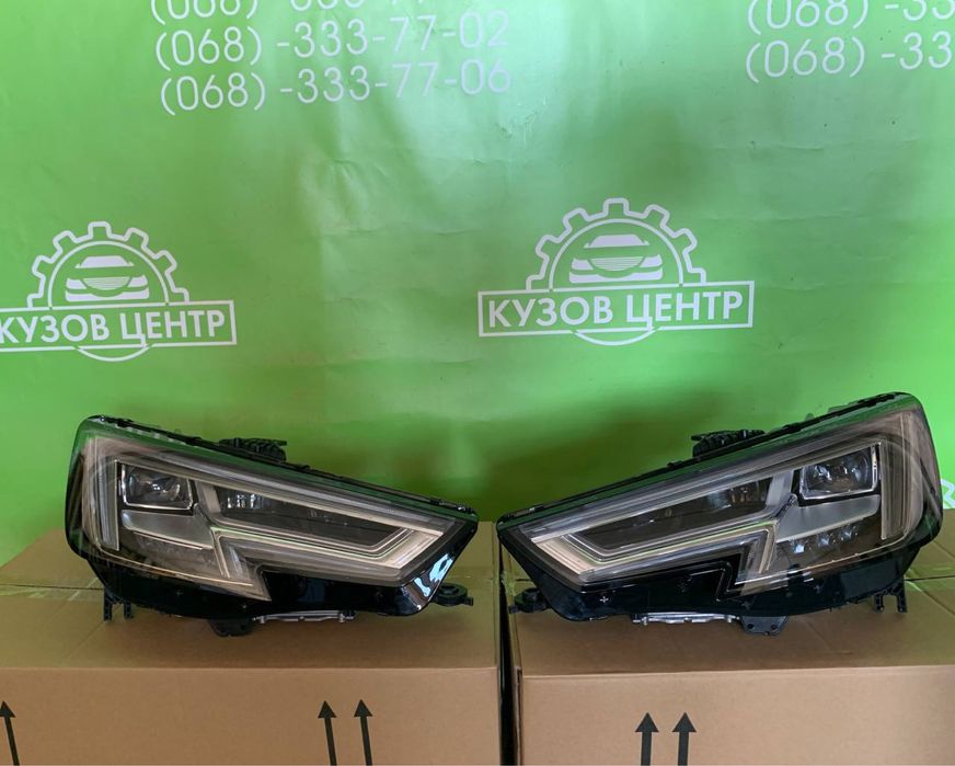 Фари з блоками Audi A4 B9 2016 - 2020 в НАЯВНОСТІ фары фара фул лед а4