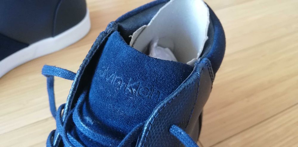 Calvin Klein sneakersy trampki skóra oryginał wysokie R 41.