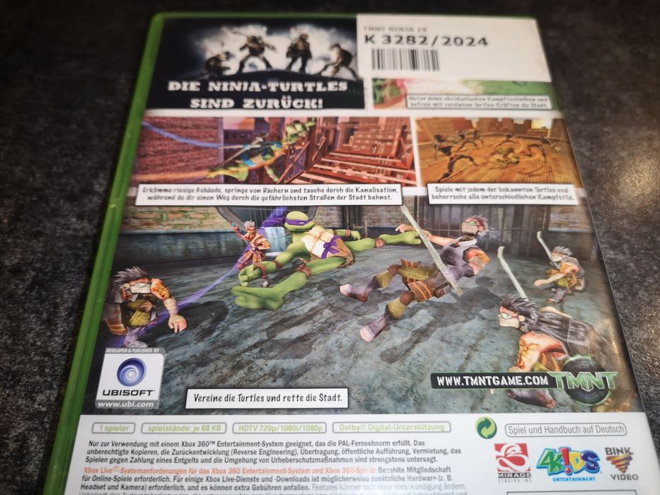 Teenage Mutant NINJA TURTLES Xbox 360 gra (stan bdb) kioskzgrami Ursus