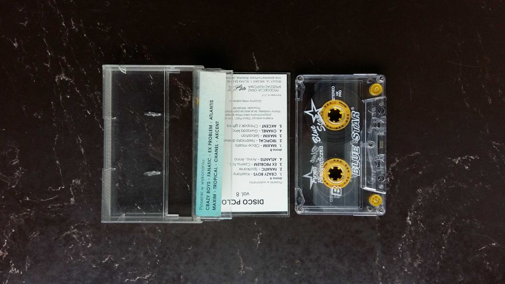 Kaseta magnetofonowa Disco Polo Vol. 8 ,Witold Mix ,Wyd. Blue Star