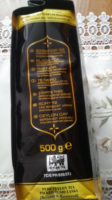 Herbata czarna  ALICE bergamot  0,5 kg