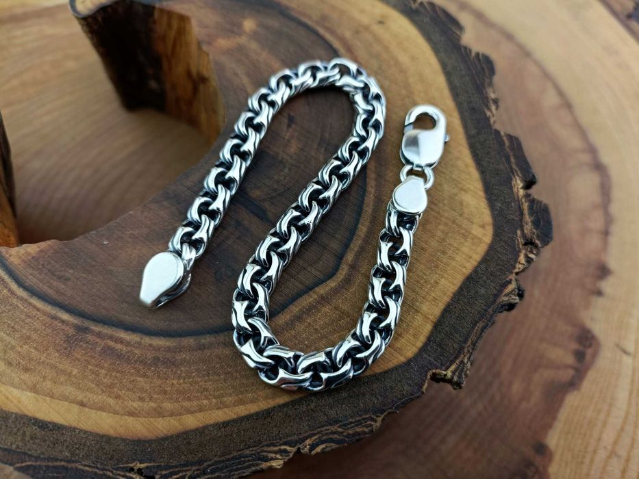 Срібний браслет Арабський Бісмарк Козацький Серебряный Браслет Киевски