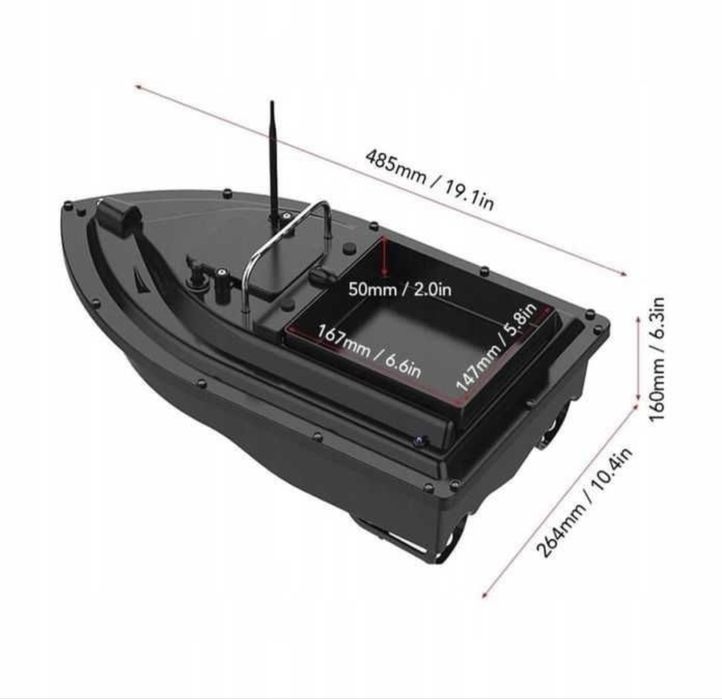 Łódka zanętowa d16E GPS 12000mAH
