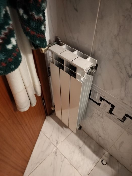 Radiadores hidráulicos em bom estado + caldeira elétrica