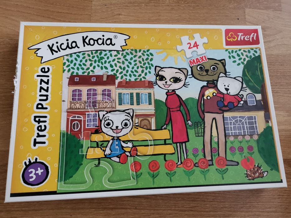 Duże puzzle Kicia Kocia 24 elementy