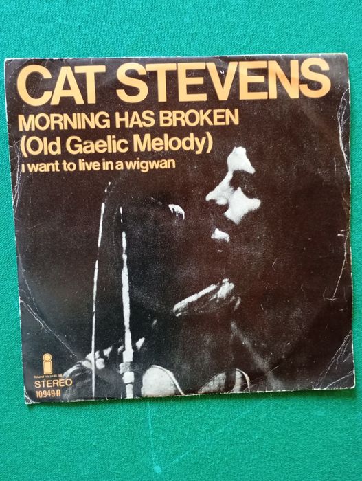 Disco de vinil de Cat Stevens "Morning has broken"