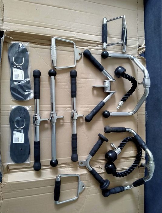 Канат подвійний для трицепса, тяги з подвійним хватом. Рукоятка