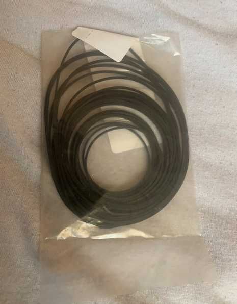 Paski napędowe do magnetofonu komplet czarny