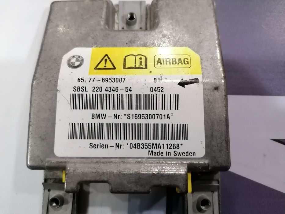 BMW série 5 e60 e 61 série 6 e63 sensores de airbgs dos pilares esg e