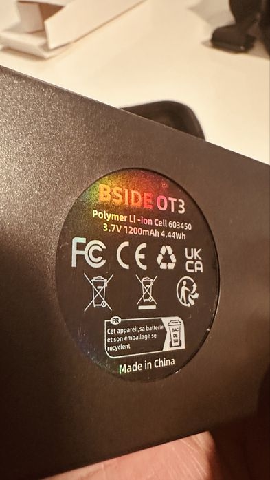 Osciloscópio digital portátil BSIDE OT3 10MHz largura de banda 2.8 "tela colorida TFT-mini osciloscópio com 1200mAh recarregável