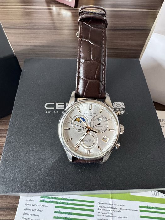Годинник CERTINA DS-8 CHRONO MOON PHASE C033.450.16.031.00