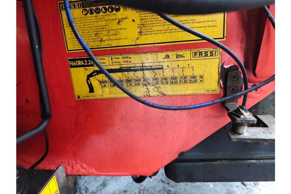 hds manipulator fassi f660 duży hiab palfinger pm
