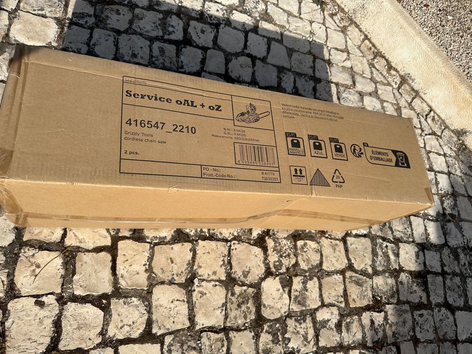 Motosserra a Bateria Grizzly Tools PKSA 20-Li C3 – Nova na Caixa