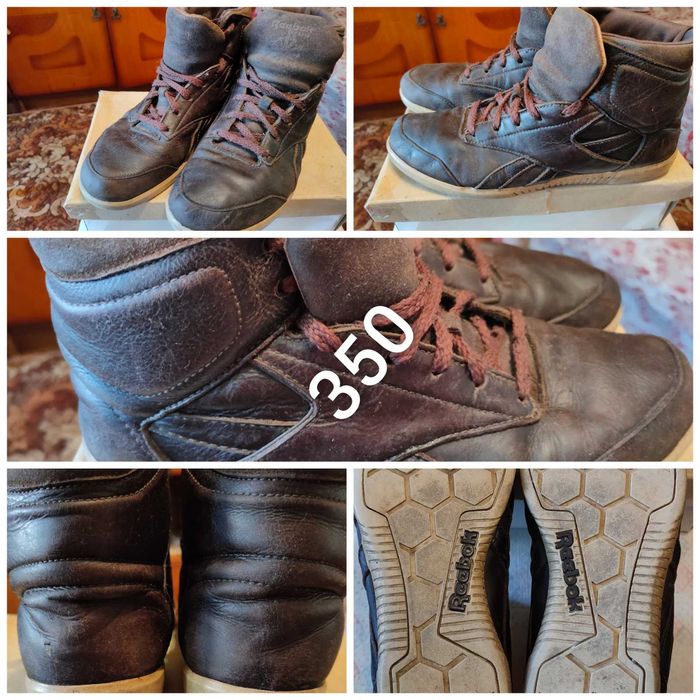 Кожаные кроссовки Reebok