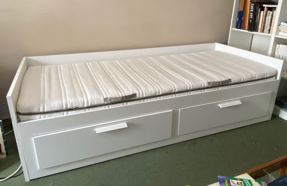 Cama individual/dupla com gavetas IKEA BRIMNES